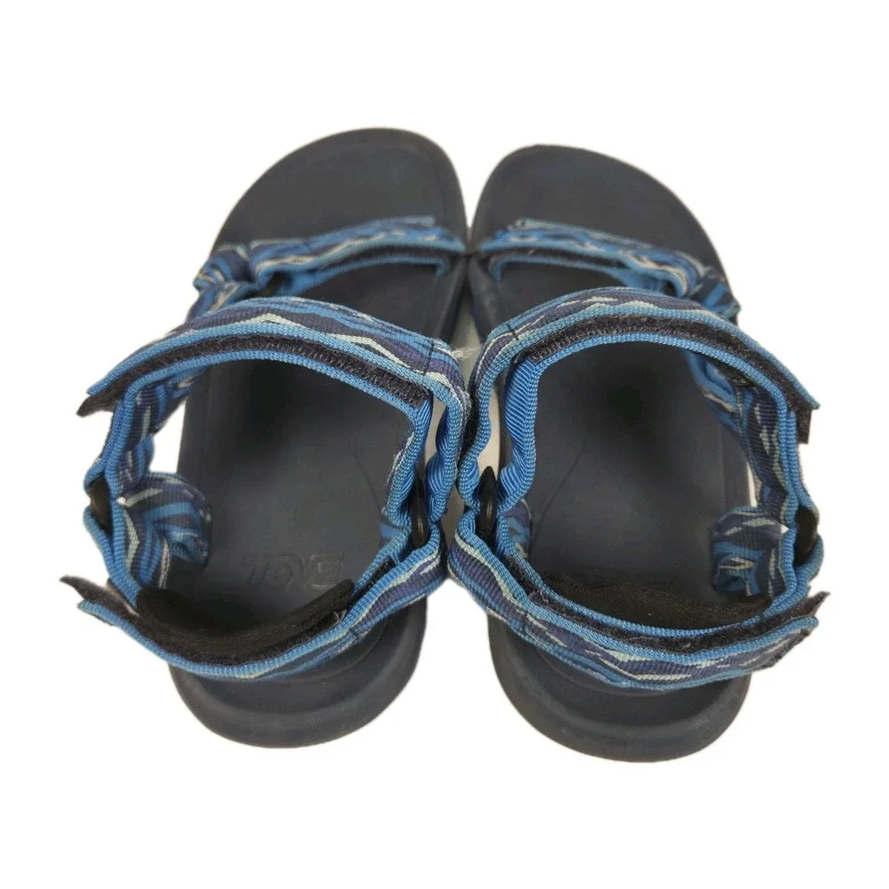Teva Hurricane XLT2 Big Kids' Size 5 Womens 7 Blue Geometric Print Beach Walking